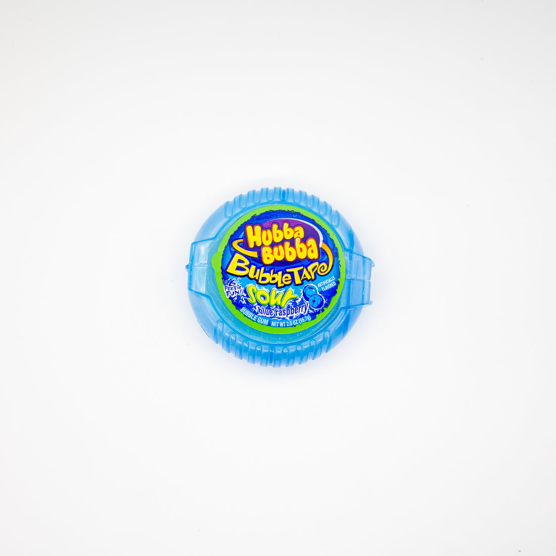 Hubba Bubba Sour Blue Raspberry Bubble Gum Tape