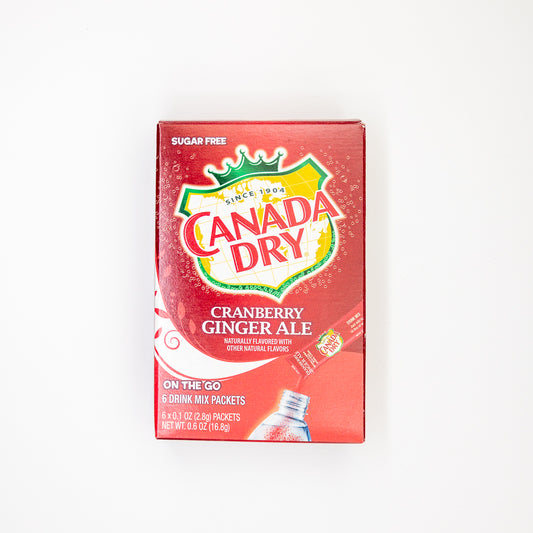 Sugar Free Canada Dry Cranberry Ginger Ale Drink Mix