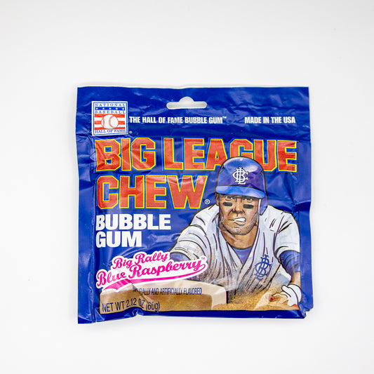 Big League Chew Blue Raspberry Bubble Gum