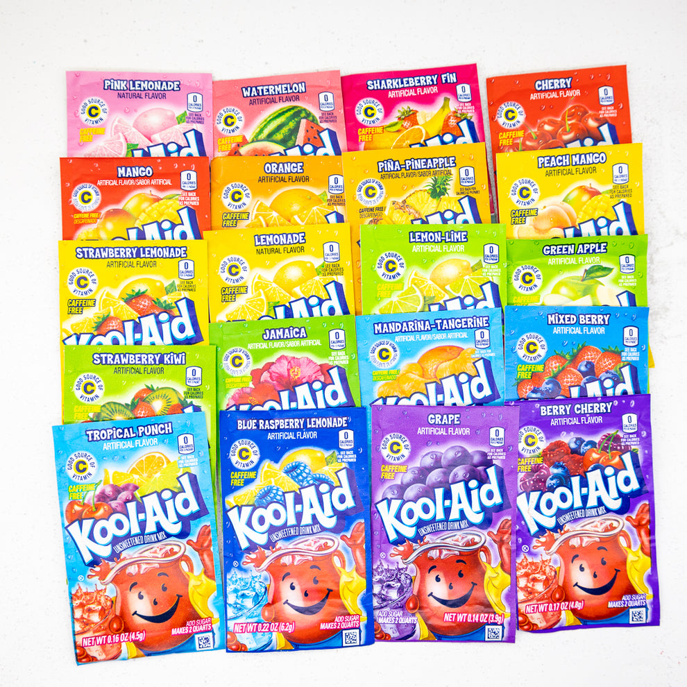 Kool Aid Drink Mix 48 Pack Yummy Co Retro Candy Shoppe Yummy Co