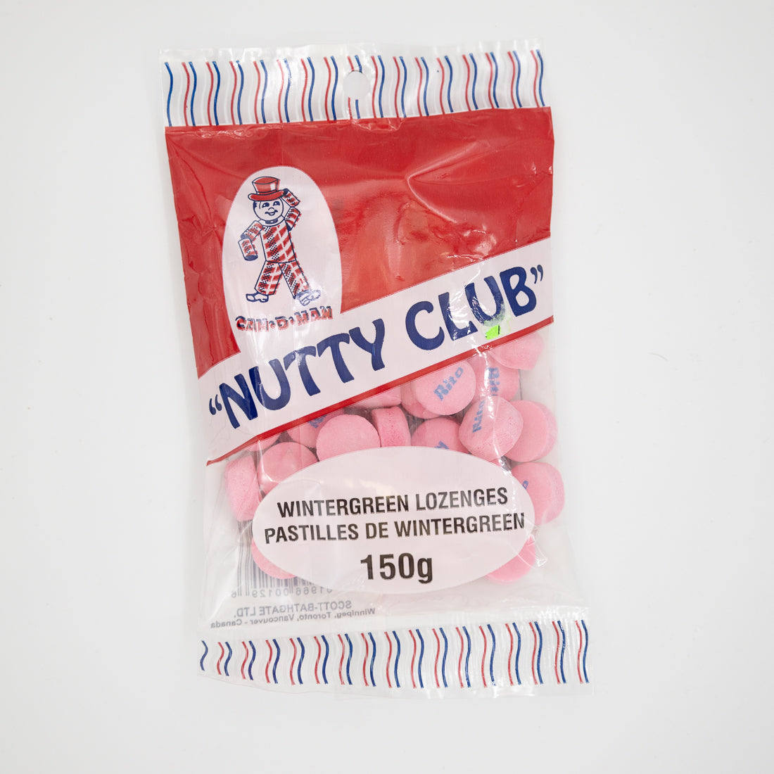 Nutty Club Wintergreen Lozenges