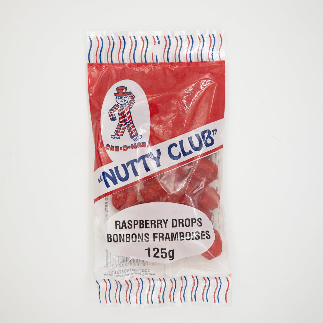 Nutty Fruity Raspberry Nutty Club Raspberry Drops | Yummy Co Retro Candy Shoppe – Yummy Co.